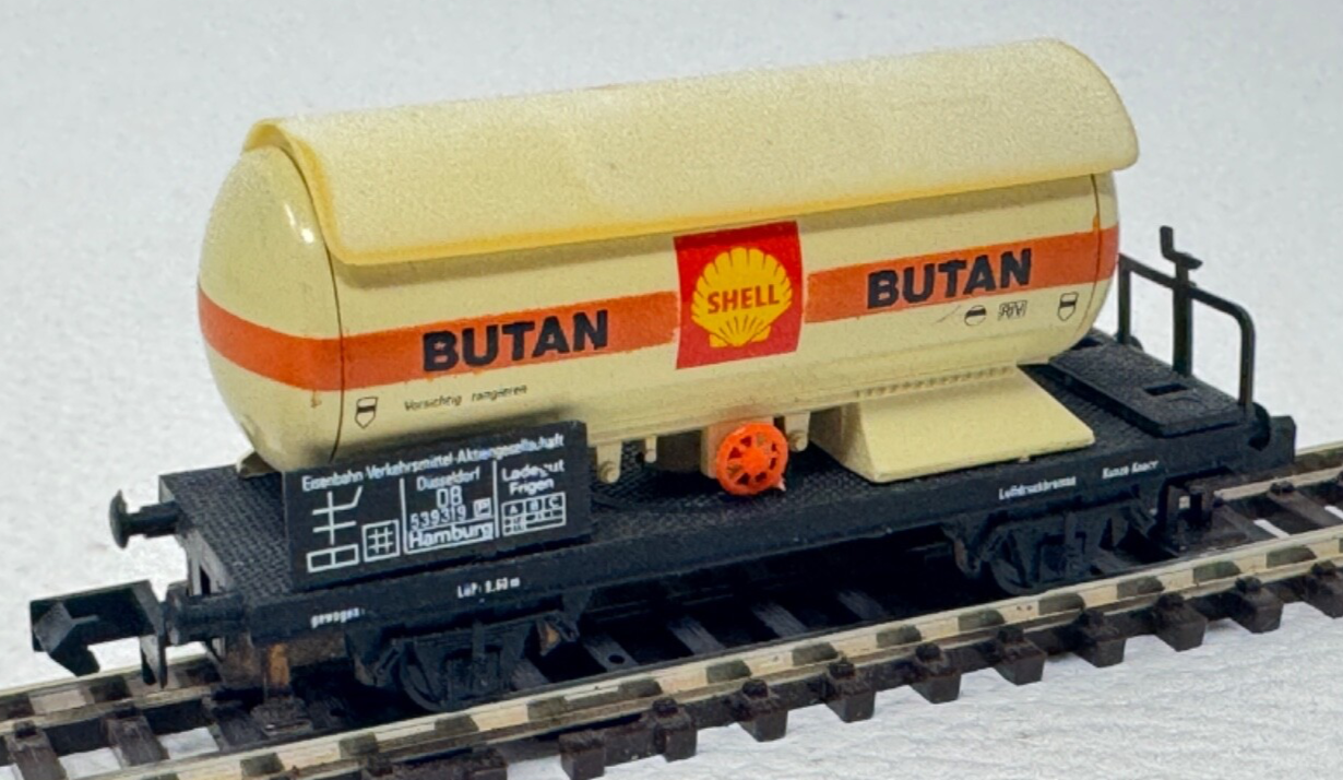Arnold Rapido 0451 - Kesselwagen Shell Butan 539319 Hamburg DB - Spur N - 1:160