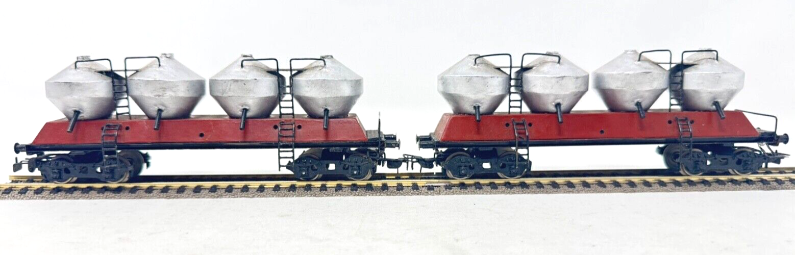 2 Stück Behälterkesselwagen DR - 4-achsig - Eigenbau 1980 - DR - H0 HO 1:87