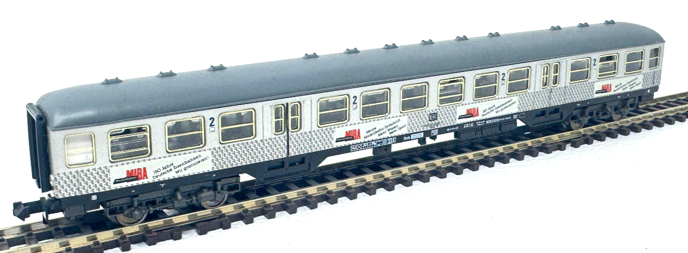 Fleischmann N Nahverkehrswagen Silberling 2.Klasse miba - DB Spur N - 1:160