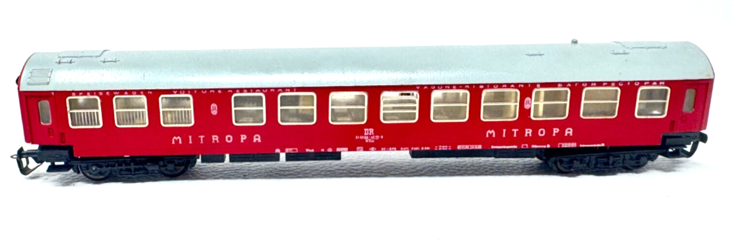 Berliner TT Bahnen 1:120 BTTB - Mitropa Restaurant - rot - TT - 1:120