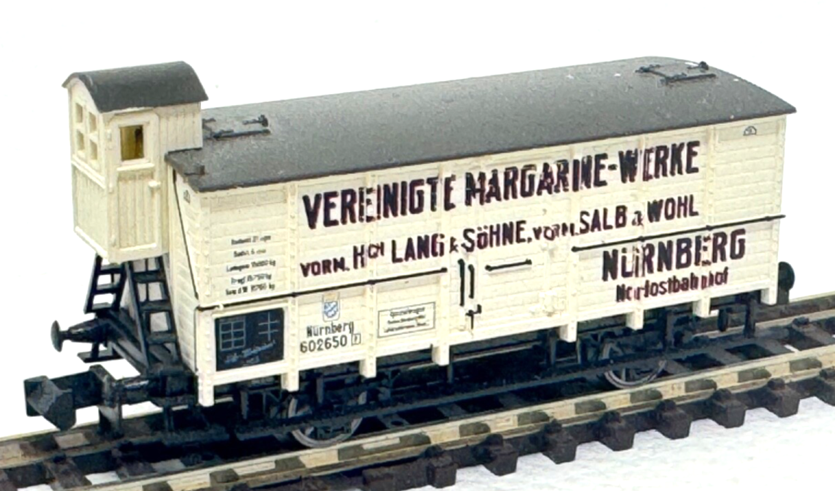 Trix 91019 Güterwagen Vereinigte Margarine Werke 602650 Nürnberg Spur N - 1:160