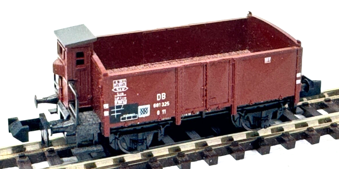 Trix Hochbordwagen mit Bremserhaus 681 325 - 0 11 - DB - N - 1:160