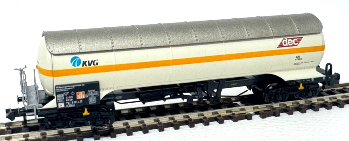 Minitrix N 15254-18 Gaskesselwagen KVG DEC 781 8131-4 - DB - Spur N - 1:160