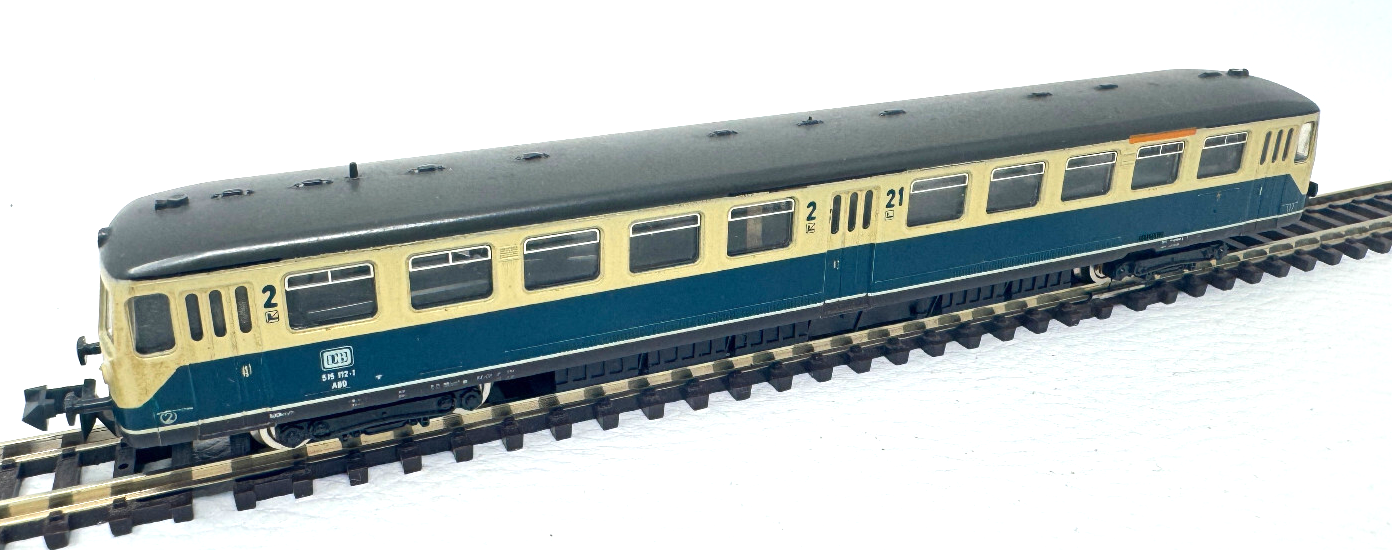 Kato Hobbytrain 1515/1516 Triebwagen 515 112-1 + Beiwagen - DB Spur N - 1:160