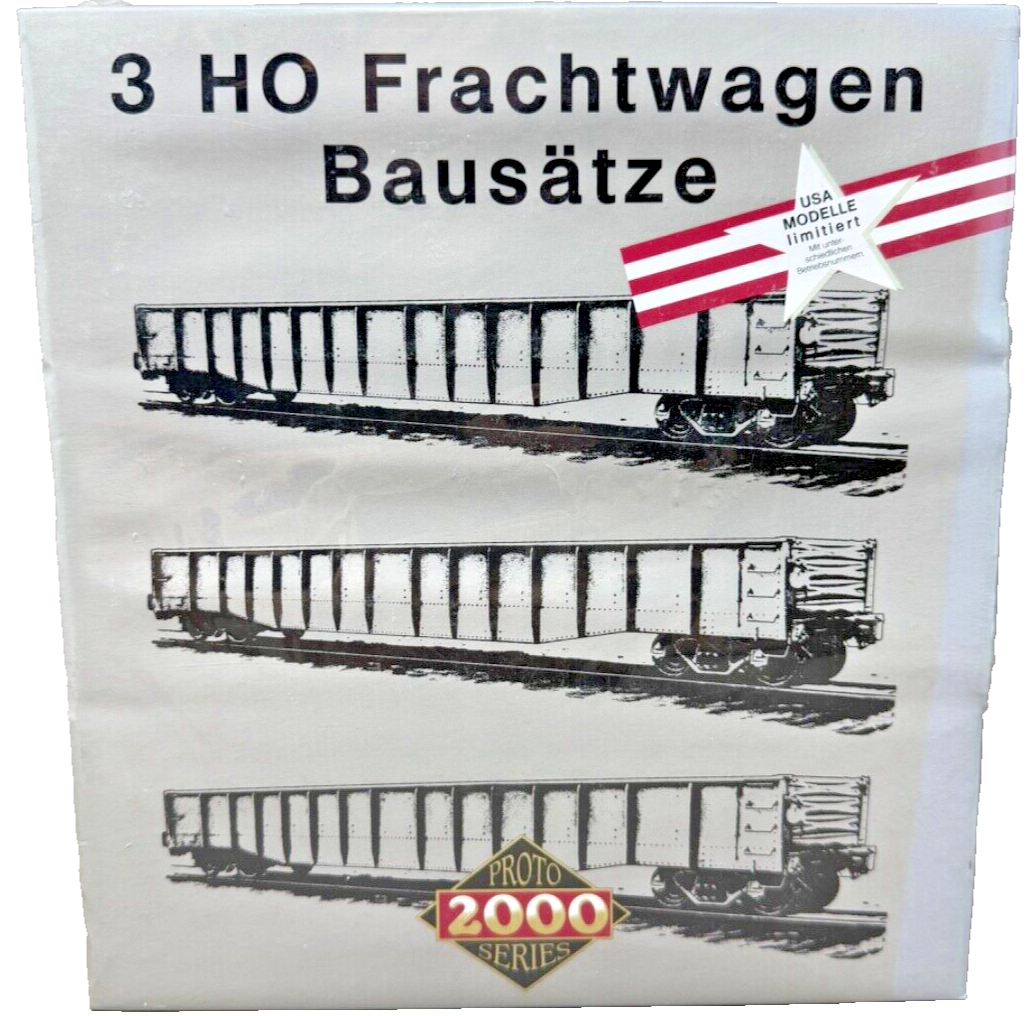 BRAWA Proto 2000 Series 0978.7 Life Like 3er Set Box Frachtwagen - H0 HO 1:87