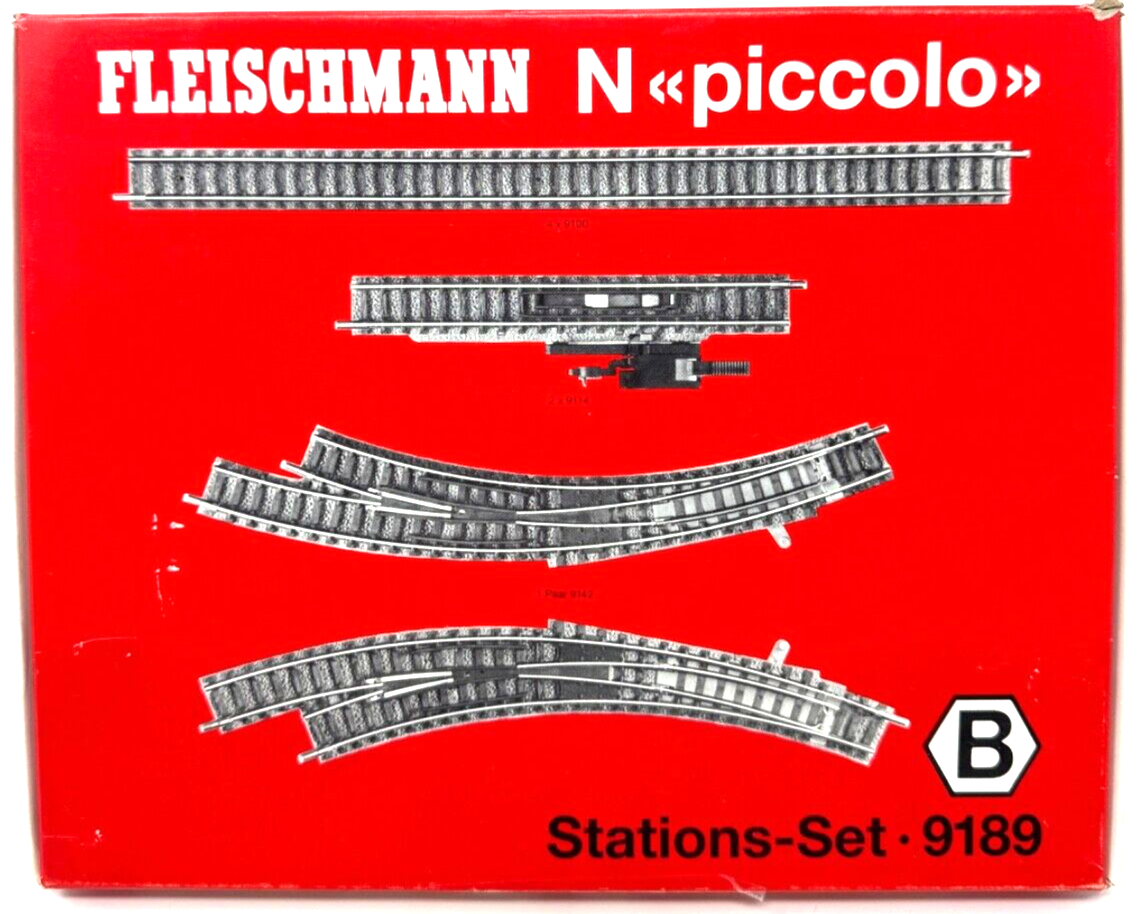 Fleischmann N piccolo 9189 - B - Stations-Set - Spur N - 1:160 in OVP