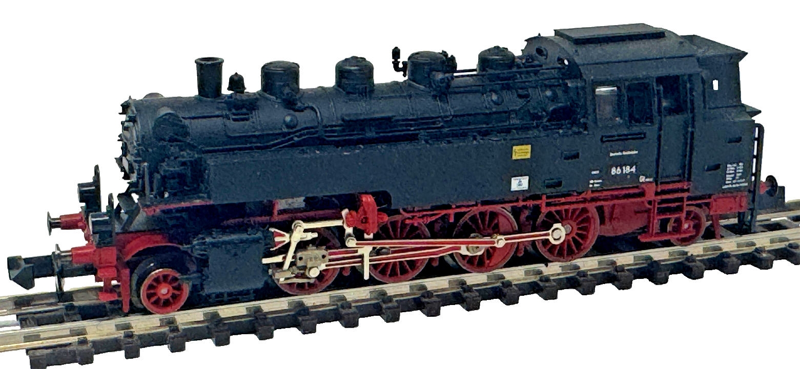Fleischmann 7087 Dampflok BR 86 184 Ep. III der DR - Spur N - 1:160