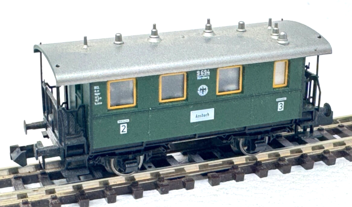 Fleischmann Piccolo 8052 K DRG Personenwagen 9694 Nürnberg 2./3. Kl. - N - 1:160