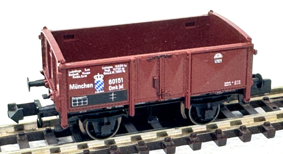 Fleischmann Piccolo 8861 Hochbordwagen 60151 München Omk(u) - N - 1:160